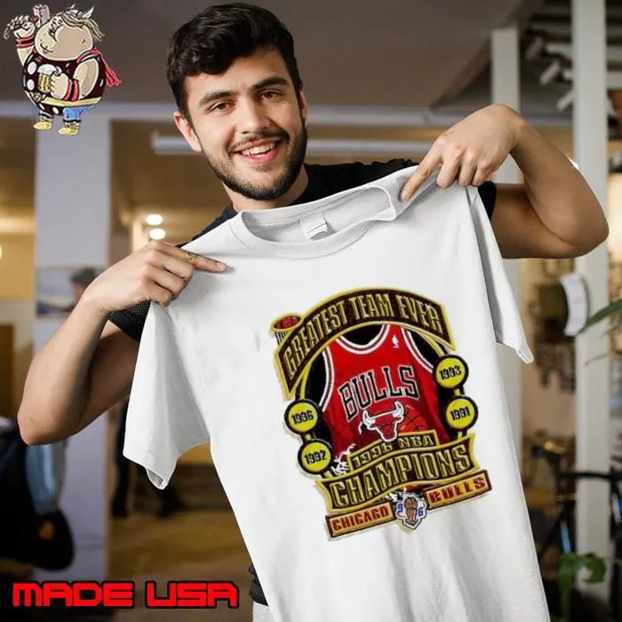 Greatest team ever Chicago Bulls Champions 1996 NBA Unisex