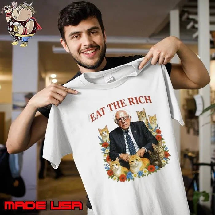 Hasan Piker cats eat the rich flowers Unisex