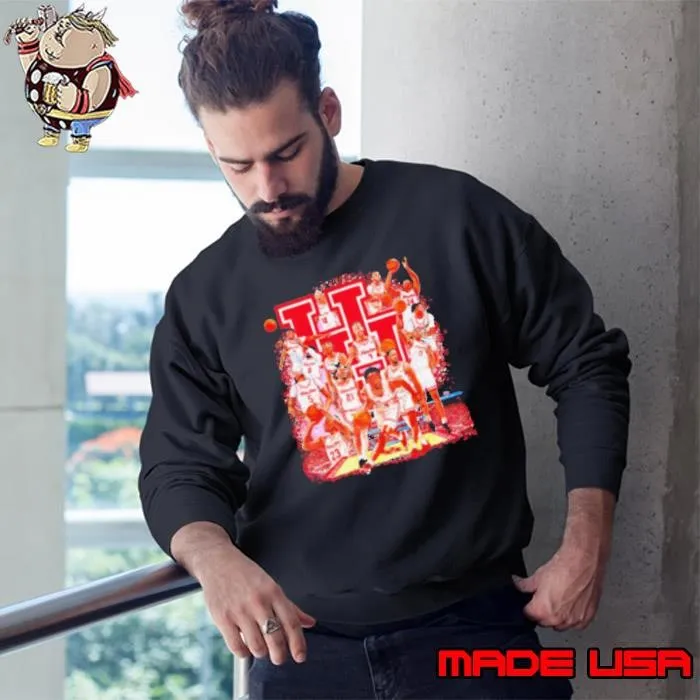 Houston Cougars Men’s Basketball 2024 2025 Team graphic Sweatshirt