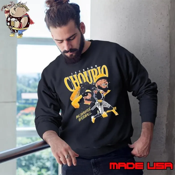 Jackson Chourio Milwaukee baseball picture collage shirt