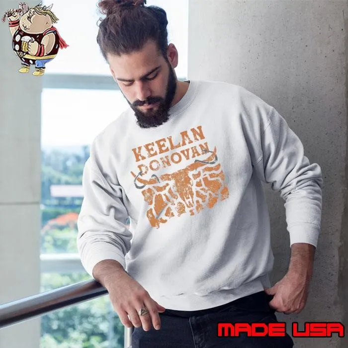 Keelan Donovan Bull Skull Sweatshirt