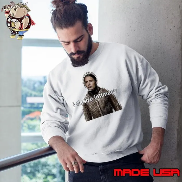 Mads Mikkelsen I desire intimacy Sweatshirt