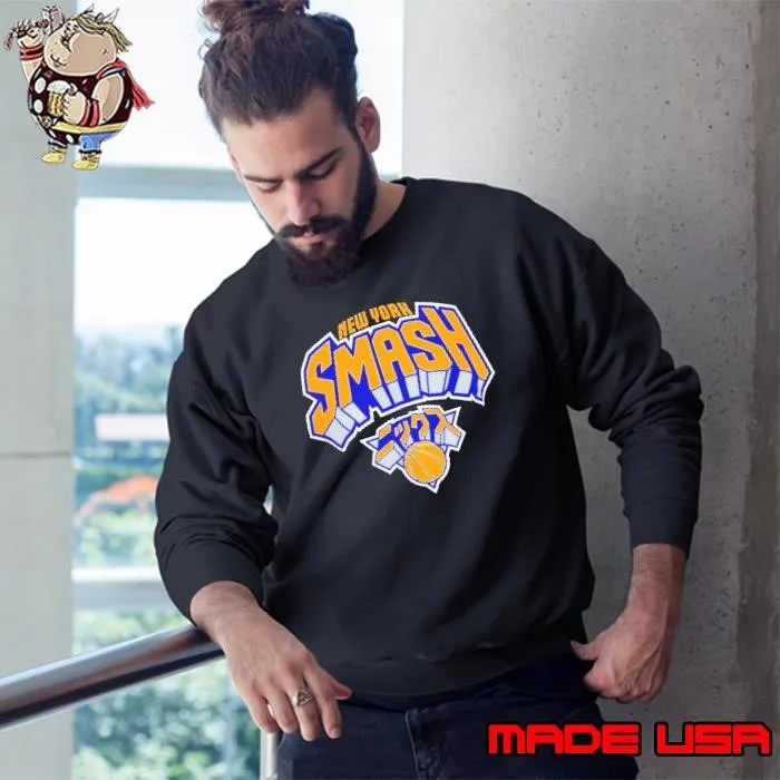 New York smash New York Mets logo shirt