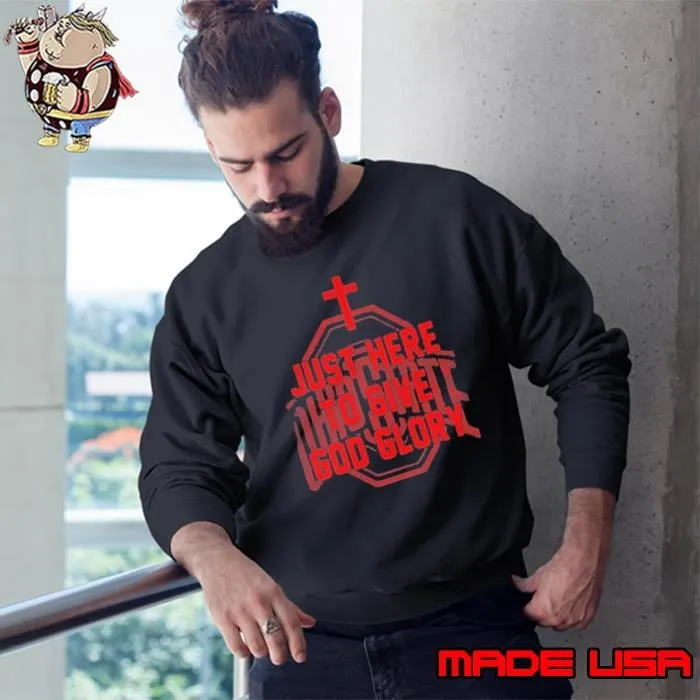 Ohio State Buckeyes jesus won just here to live god glory Sweatshirt