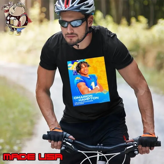 Omarion Hampton Los Angeles Chargers 2025 NFL Draft art Unisex