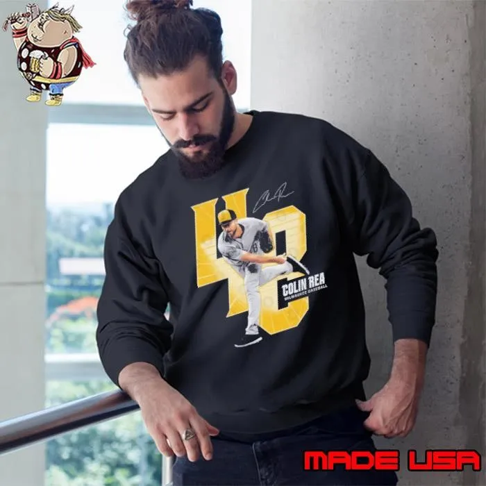 Rea Milwaukee American professional baseball pitcher Number Signature Sweatshirt
