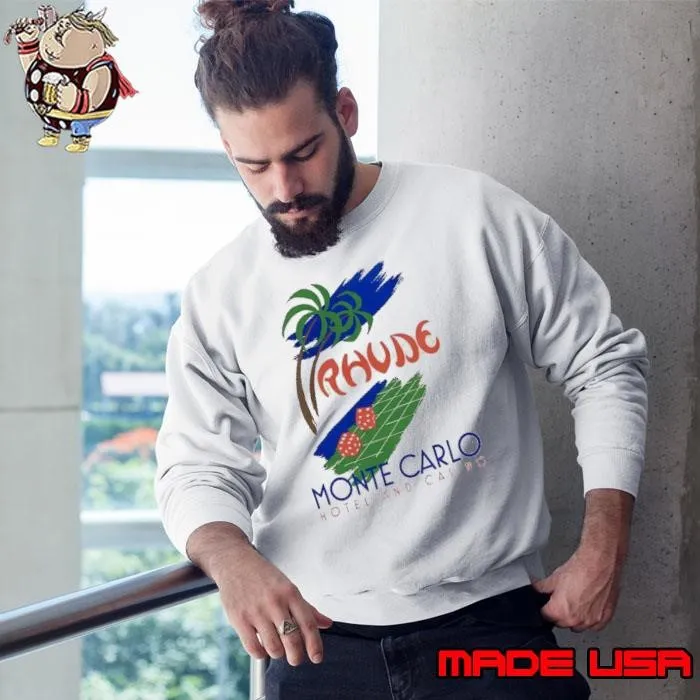 Rhude Monte Carlo Palms Tree Sweatshirt