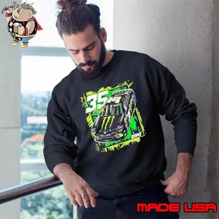 Riley Herbst Monster Energy Car Number 35 23XI Toyota Camry Sweatshirt
