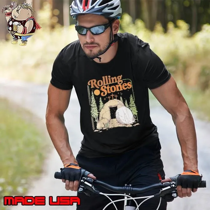 Rolling Stone Since Ad 33 The Stone Was Rolled Away He Is Alive Christian Easter Unisex