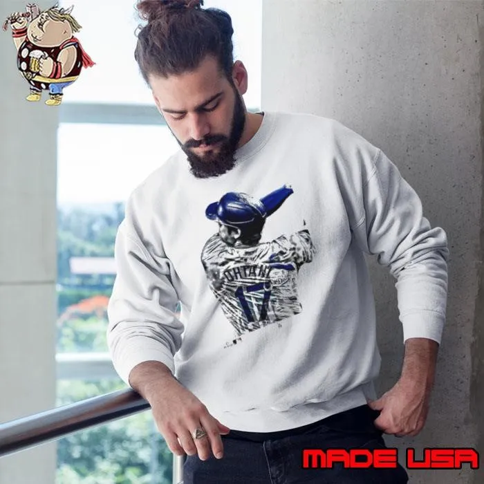 Shohei Ohtani MLB Los Angeles Dodgers turn away vintage Sweatshirt