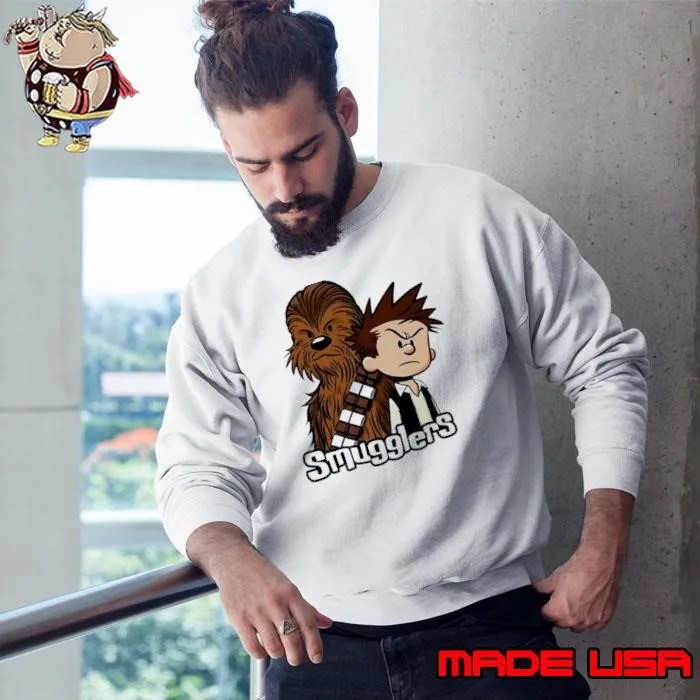 Smugglers cartoon parody Sweatshirt