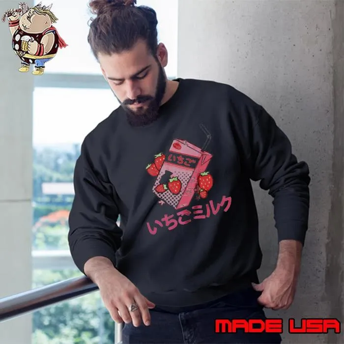 Strawberry milk Japanese Kawaii style Sweatshirt