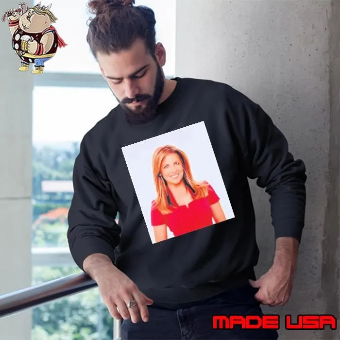 Sylvia Jeffreys wearing Lizzie Pearl Sweatshirt