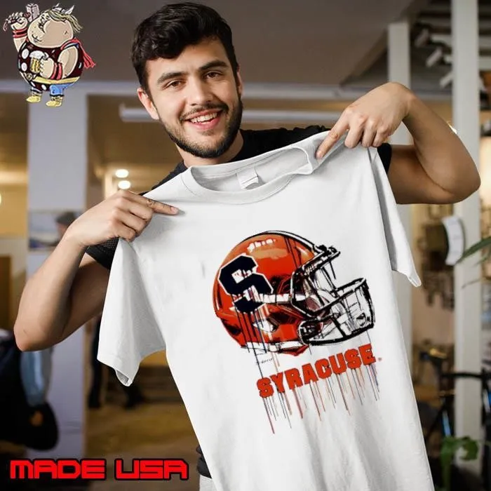 Syracuse Orange Youth Heather Dripping Football Unisex