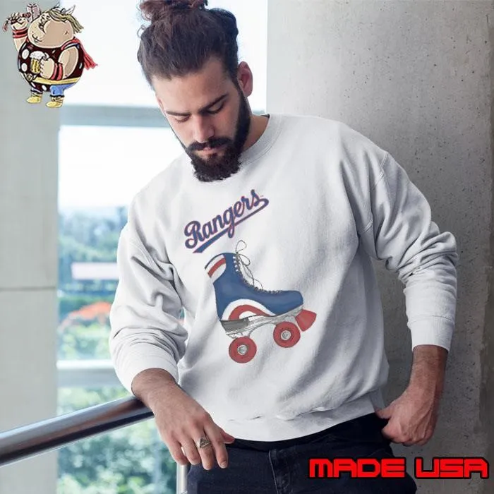 Texas Rangers Retro Skate Sweatshirt