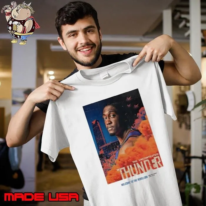 The uncontested Oklahoma City Thunder Welcome to the rebellion NBA playoffs 2025 shirt
