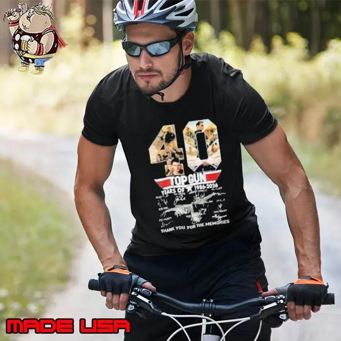 Top Gun 40 Years Of 1986 2026 Thank You For The Memories Unisex