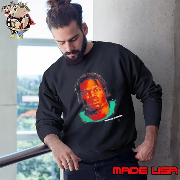Travis Hunter Jacksonville Jaguars Portrait Sweatshirt