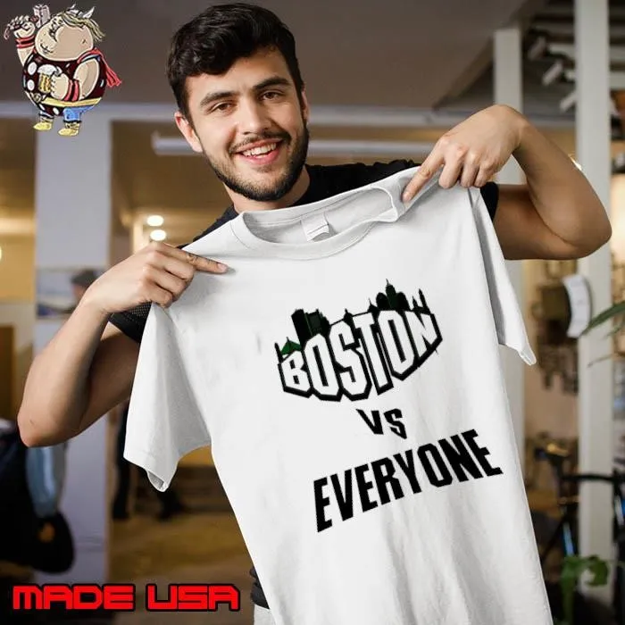 Boston Celtics vs everyone skyline shirt