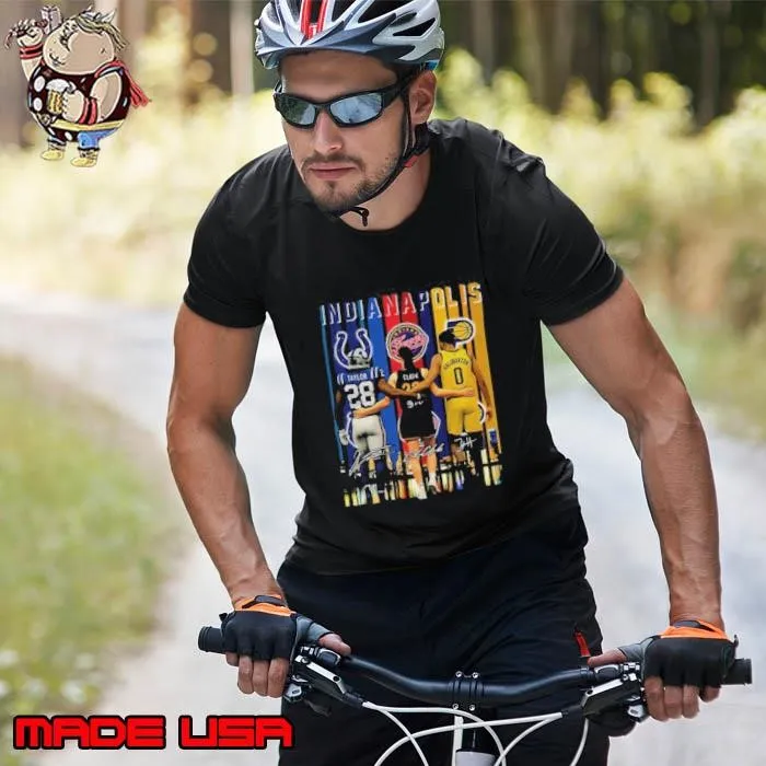 Clark Taylor Haliburton Indianapolis Sports Team players signature Unisex