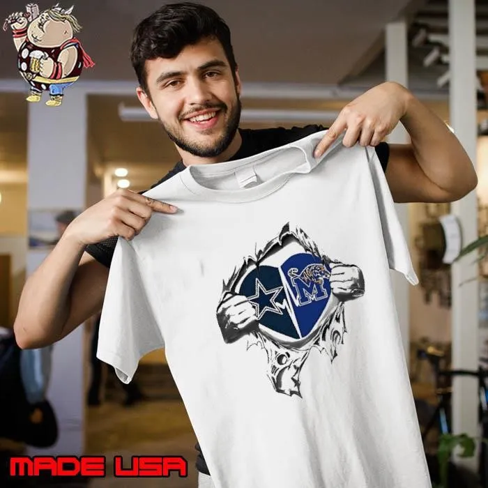 Dallas Cowboys Memphis Tigers it’s in my heart Unisex