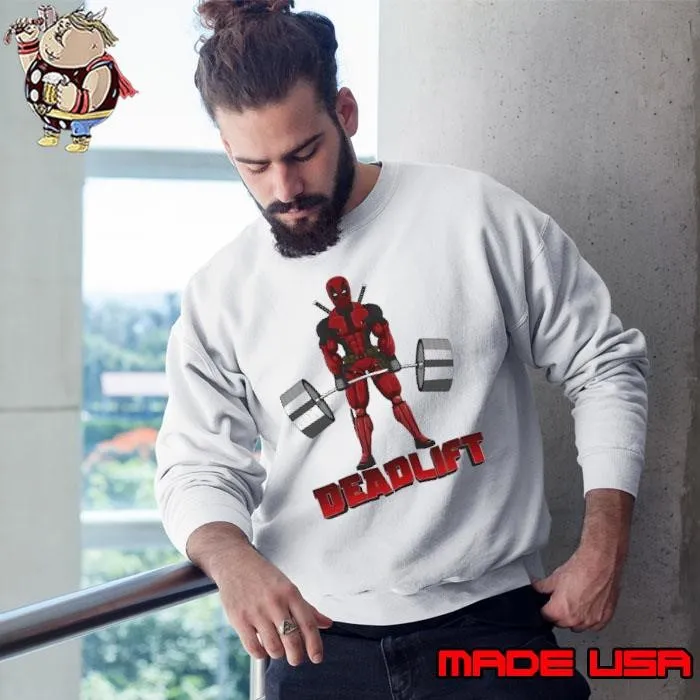 Deadpool Deadlift Weighting Sweatshirt