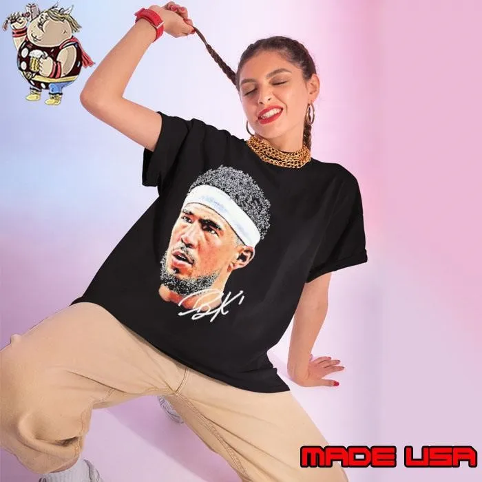 Devin Booker NBA big face signature shirt