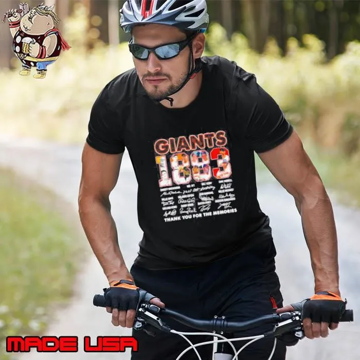 Giants 1883 thank you for the memories Unisex