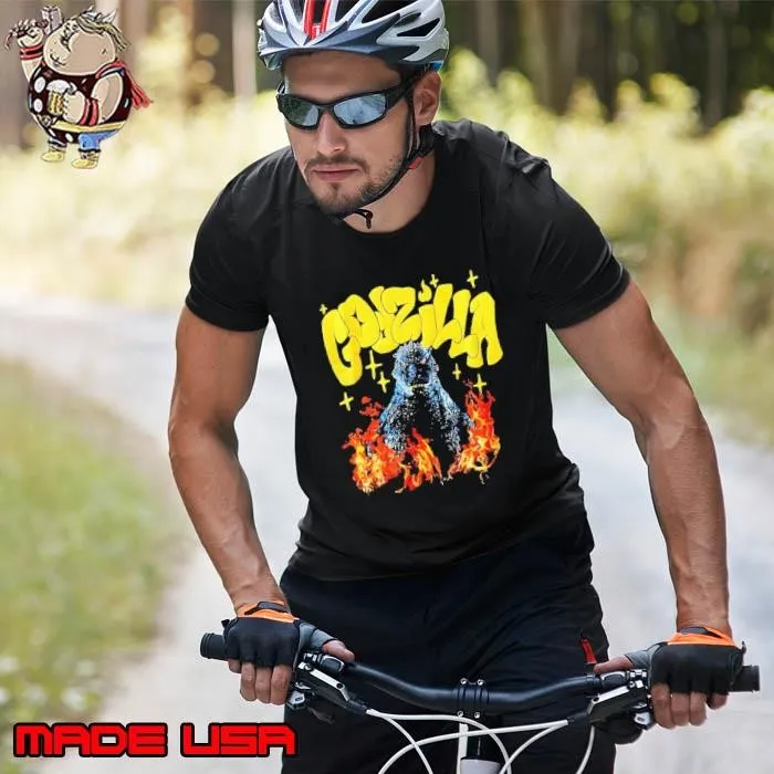 Godzilla flames puff Unisex