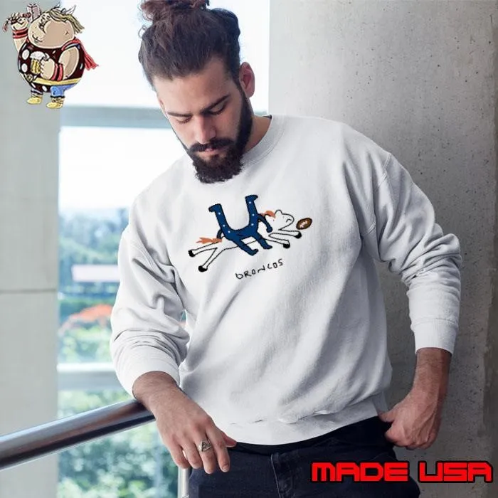 Indianapolis Colts beat Denver Broncos mascot logo shirt