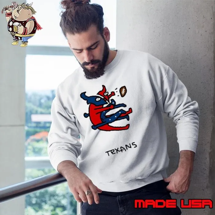 Indianapolis Colts beat Houston Texans mascot logo shirt