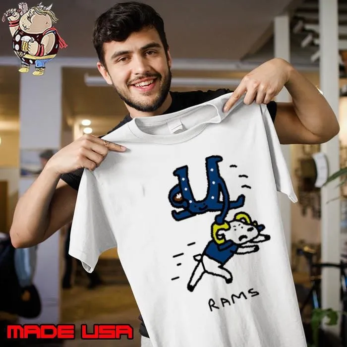Indianapolis Colts beat Los Angeles Rams mascot logo Unisex