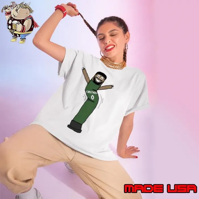 Jayson Tatum Inflate-Tum Boston Celtics Cartoon Ladies tee