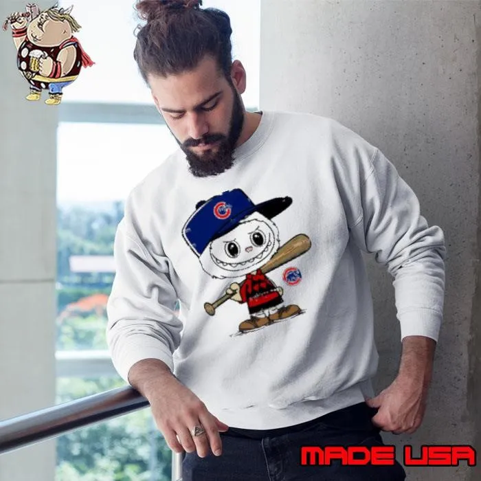 Labubu Charlie Brown Chicago Cubs shirt