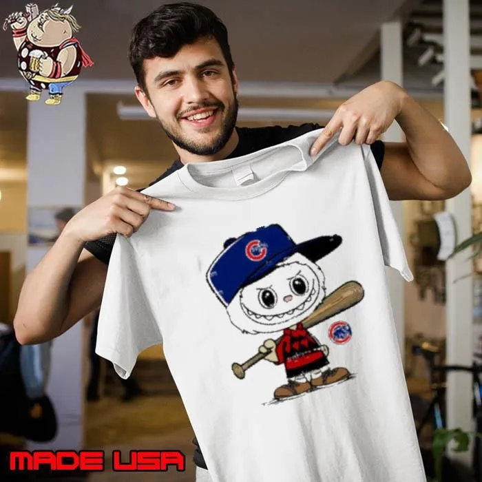 Labubu Charlie Brown Chicago Cubs Unisex