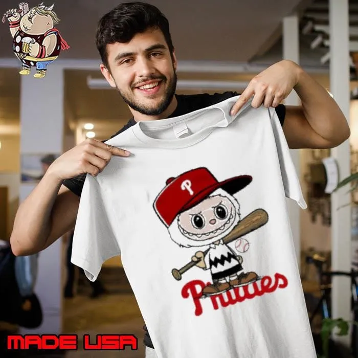 Labubu Charlie Brown Philadelphia Phillies Unisex