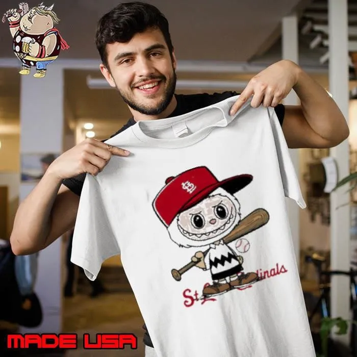 Labubu Charlie Brown St Louis Cardinals Unisex