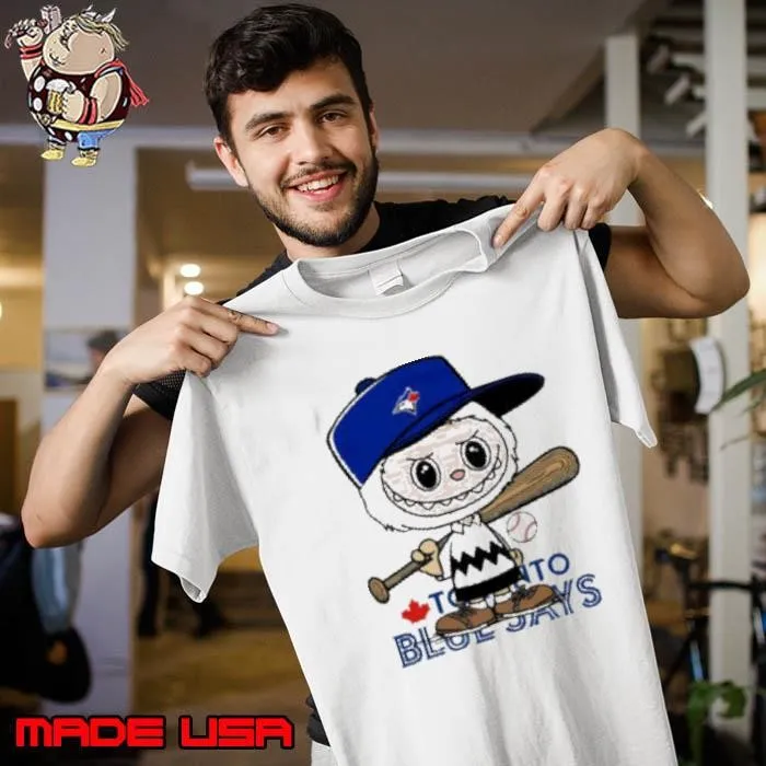 Labubu Charlie Brown Toronto Blue Jays Unisex