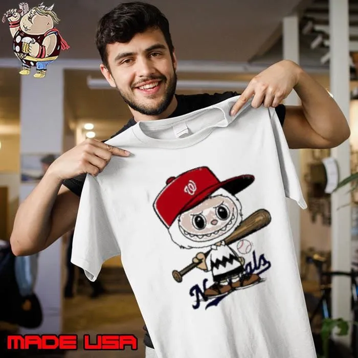 Labubu Charlie Brown Washington Nationals Unisex