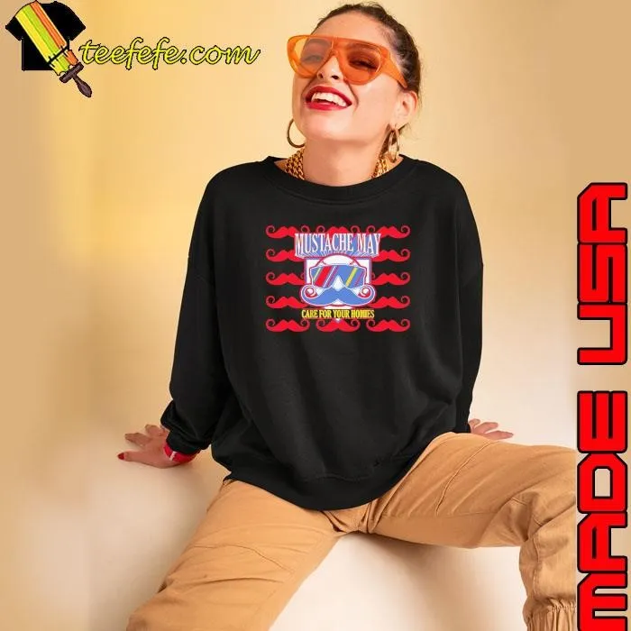 Mustache May care for your homies St. Louis Cardinals baseball Sweatshirt