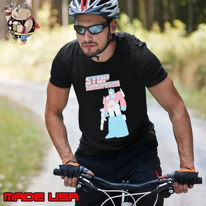 Optimus Prime fictional character stop Transphobia cartoon Unisex