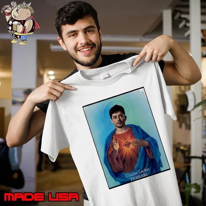 Saint Charles Leclerc Ferrari shirt