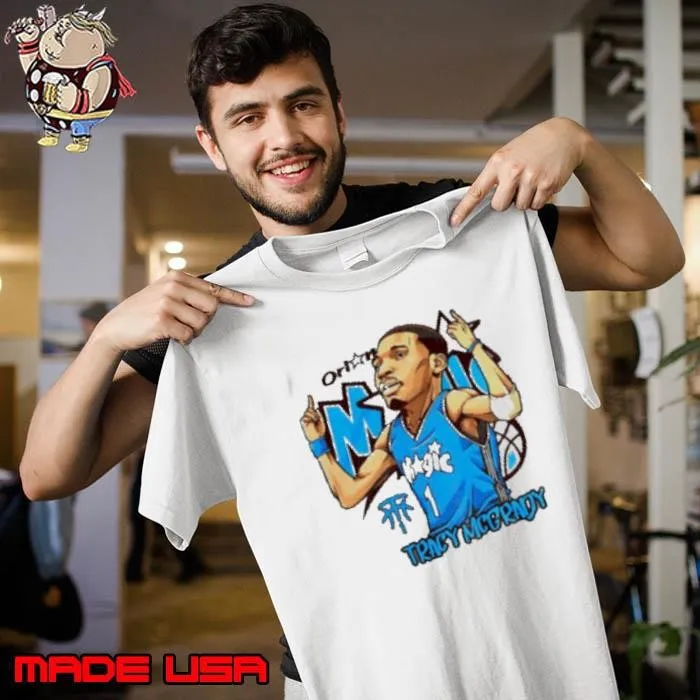 Tracy McGrady 1 Orlando Magic Basketball NBA cartoon Unisex