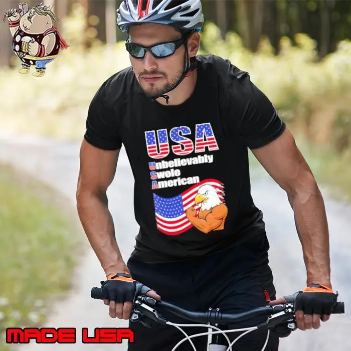 USA unbelievably swole American flag Eagle Unisex