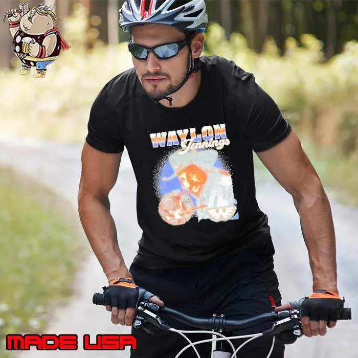 Waylon Jennings Double Pic Unisex