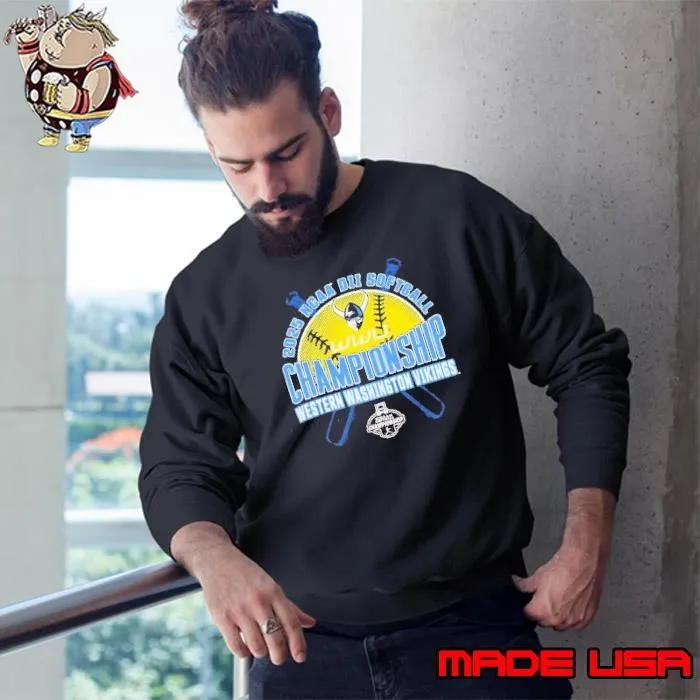 Western Washington Vikings NCAA Division II Softball Championship 2025 Sweatshirt