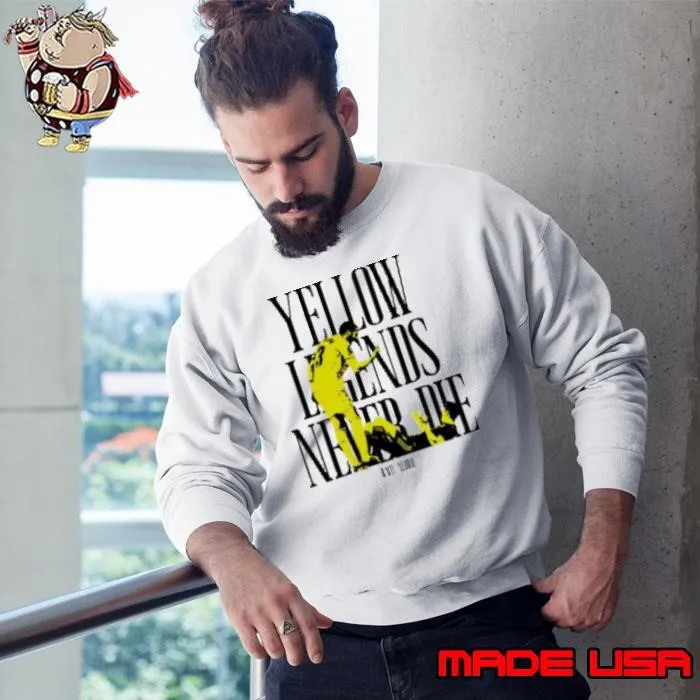 Yellow Legends never die Raúl Albiol shirt