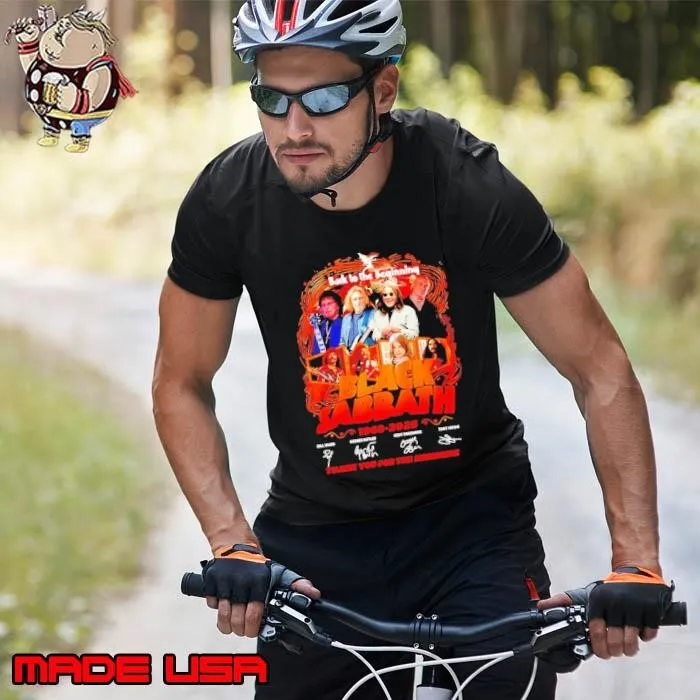 Black Sabbath Back To The Beginning 1968-2025 Thank You For The Memories Signature Unisex