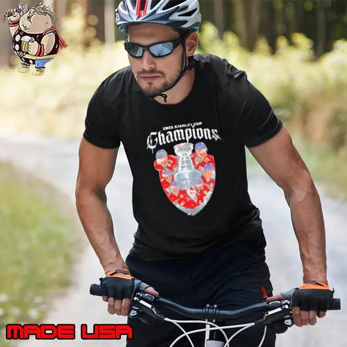 Florida Panthers ’25 Stanley Cup Champions back to back trophy Unisex