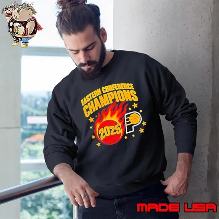 Indiana Pacers Eastern Conference Champions 2025 Sweatshirt